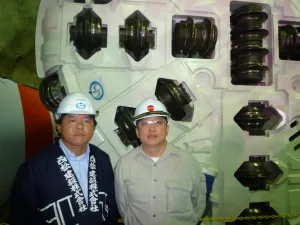 With Kenji Ohashi during 1st TBM Launching 101110